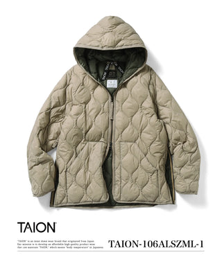 ミリタリー Wジップ ダウンパーカー-ソフトシェル – TAIONインナー ミリタリー Wジップ ダウンパーカー-ソフトシェル – TAIONインナー