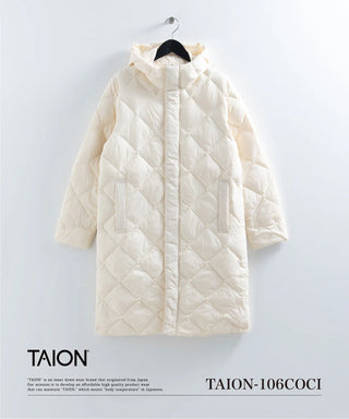 シティ フード ロングダウンジャケット – TAIONインナーダウン公式