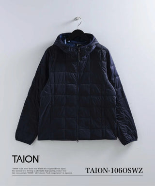 ベーシック オーバーサイズWジップ ダウンパーカー<TAION-106OSWZ>