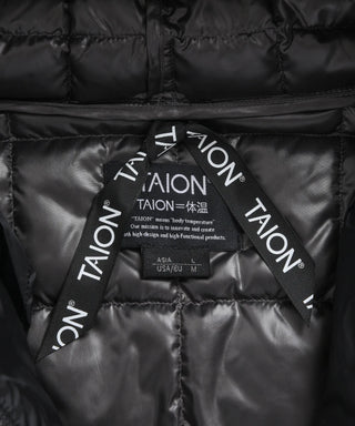 ベーシック オーバーサイズWジップ ダウンパーカー<TAION-106OSWZ>