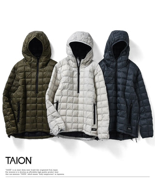 マウンテン Wジップ ライトダウンフーディー<taion-106pzxmt-800>