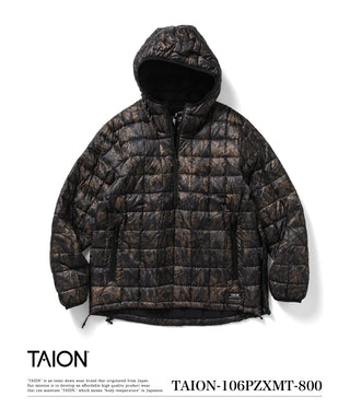 マウンテン ライトダウンフーディー<taion-106pzxmt-800>