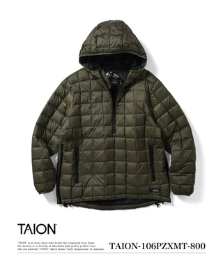 マウンテン ライトダウンフーディー<taion-106pzxmt-800>