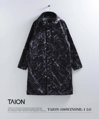 ノンダウン ミリタリー フードコート<TAION-106WZNDML-1LO>