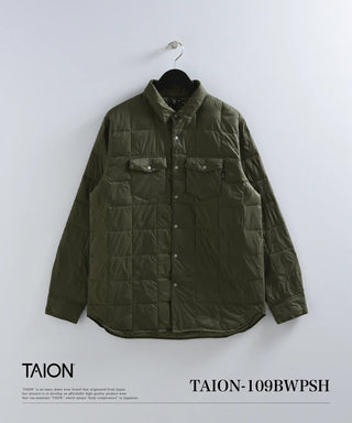 FRAMeWORK TAION /タイオン W POCKET DOWN シャツ ベーシック Wポケット ダウンシャツ – TAIONインナーダウン公式