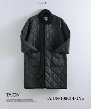 シティ パイピングカラー ロングダウンコート – TAIONインナー シティ パイピングカラー ロングダウンコート – TAIONインナー