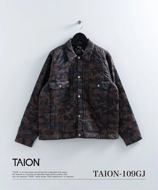 ベーシック Gジャン ダウンジャケット<TAION-109GJ>