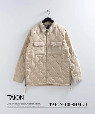 ミリタリー ダウンシャツ<TAION-109SHML-1>