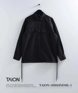 ノンダウン ミリタリー ロングスリーブシャツ<TAION-109SHNDML-1>