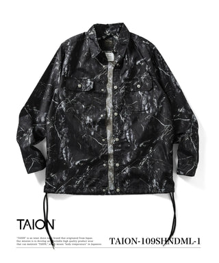 ノンダウン ミリタリー ロングスリーブシャツ<TAION-109SHNDML-1>