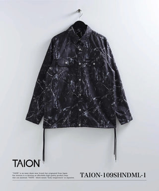 ノンダウン ミリタリー ロングスリーブシャツ<TAION-109SHNDML-1>
