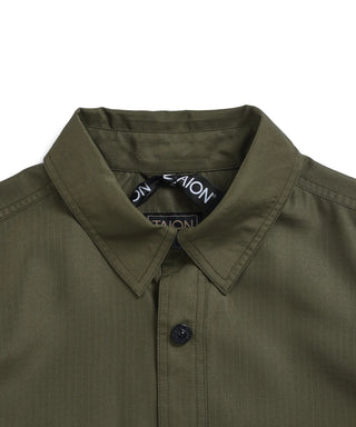 ノンダウン ミリタリー アジャスト ハーフスリーブシャツ<TAION-019SHNDML-2>