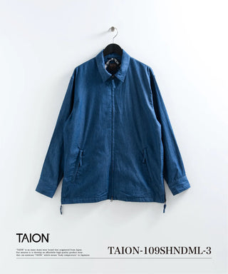 ノンダウン ミリタリー ファスナー シャツ <TAION-109SHNDML-3>