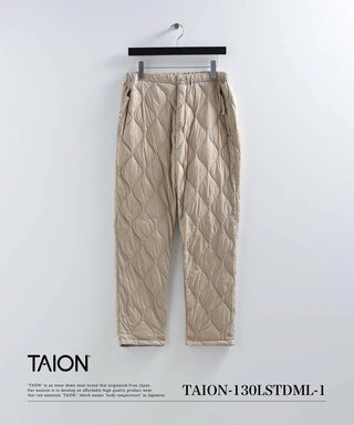 ミリタリー ナロー ダウンパンツ-ソフトシェル<TAION-130LSTDML-1>