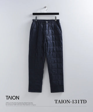 ベーシック テーパード ダウンパンツ<TAION-131TD>