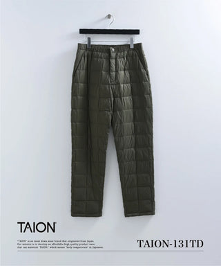 ベーシック テーパード ダウンパンツ<TAION-131TD>