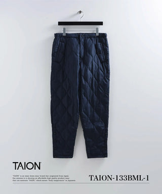 ミリタリー ボタンスリット ダウンパンツ<TAION-133BML-1>