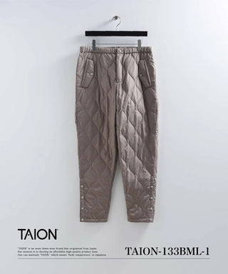 ミリタリー ボタンスリット ダウンパンツ<TAION-133BML-1>