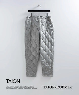 ミリタリー ボタンスリット ダウンパンツ<TAION-133BML-1>