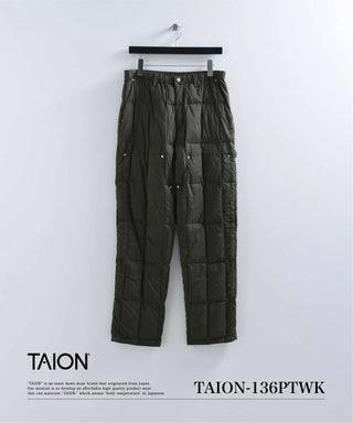 ワーク ペインター ダウンパンツ<TAION-136PTWK>