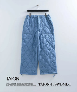 ミリタリー ワイド ダウンパンツ<TAION-139WDML-1>