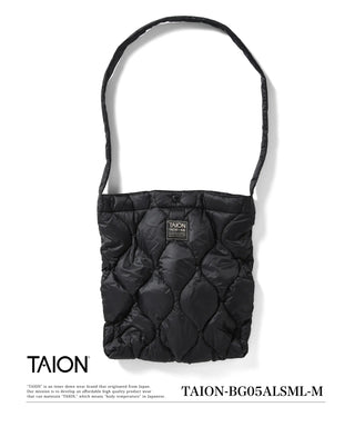 ミリタリー クロスボディ ダウンバッグM-ソフトシェル<TAION-BG05ALSML-M>