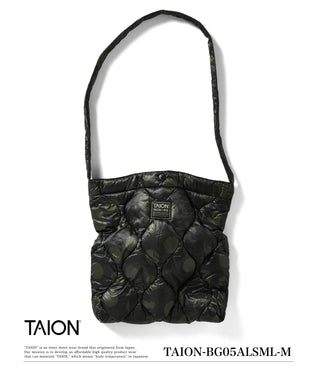 ミリタリー クロスボディ ダウンバッグM-ソフトシェル<TAION-BG05ALSML-M>