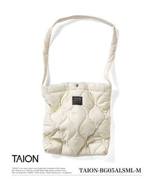 ミリタリー クロスボディ ダウンバッグM-ソフトシェル<TAION-BG05ALSML-M>