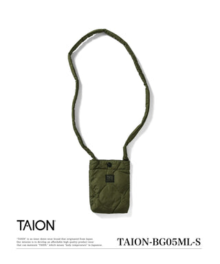 ミリタリー クロスボディダウンバッグS<TAION-BG05ML-S>