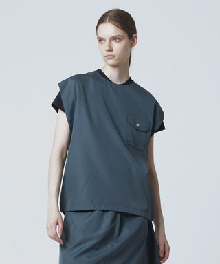 ダークグリーン／モデル身長 170cm／着用サイズ XS