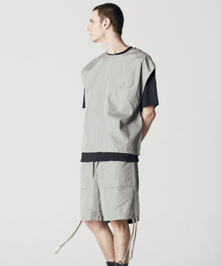 ダークセージグリーン／モデル身長 178cm／着用サイズ L