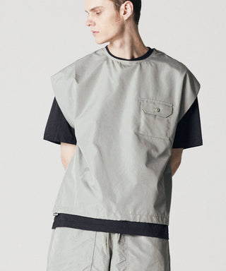 ダークセージグリーン／モデル身長 178cm／着用サイズ L