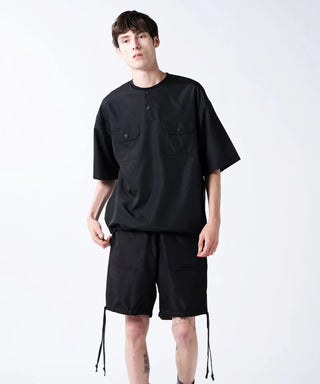 ブラック／モデル身長 178cm／着用サイズ L