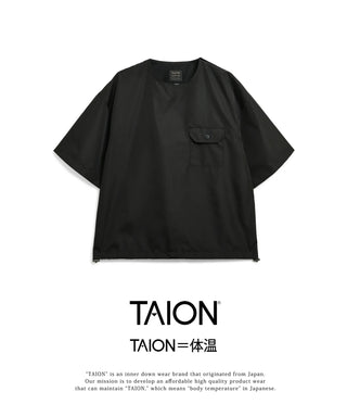 ノンダウン ミリタリー ハーフスリーブカットソー<TAION-CS02NDML-1>