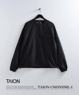 ノンダウン ミリタリー ロングスリーブカットソー<TAION-CS03NDML-1>