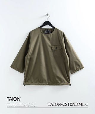 ノンダウン ミリタリー 七分袖 カットソー <TAION-CS12NDML-1>