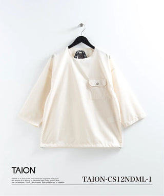 ノンダウン ミリタリー 七分袖 カットソー <TAION-CS12NDML-1>