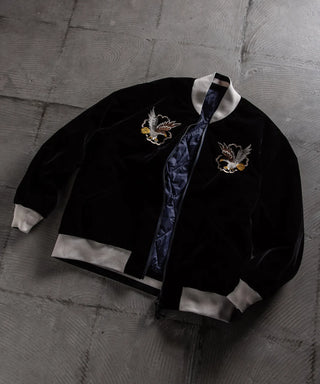 ジャパンスペシャル リバーシブル スカジャン ダウンジャケット<TAION-JK04JS-1>