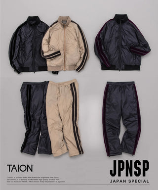 ジャパンスペシャル トラック ダウンパンツ<TAION-PT13JS>