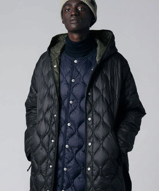 ミリタリー M65 Wジップ ダウンパーカー-ソフトシェル<TAION-M65LSZBML-1PK>