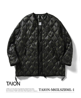 TAION｜ミリタリー M65 ライナーWジップダウンベスト M65 ライナーWジップ ダウンジャケット-ソフトシェル – TAION