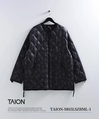 TAION(タイオン) インナーダウン ダブルブレスト 黒 M TAION-0032CW_D.NAVY_45cd9ad4-
