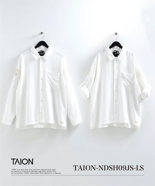 ノンダウン ジャパンスペシャル 2WAY レーヨンシャツ <TAION-NDSH09JS-LS>
