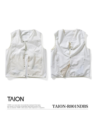 ノンダウン ベーシック リバーシブル Vネック ベスト – TAION