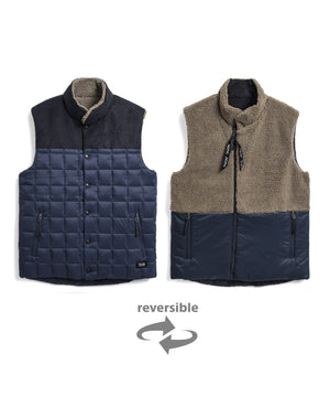 TAION】タイオン REVERSIBLE MOUNTAIN VEST TAION-R002PNLMB-