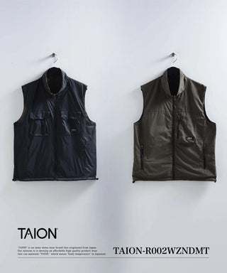 ノンダウン マウンテン リバーシブル Wジップ ベスト – TAION