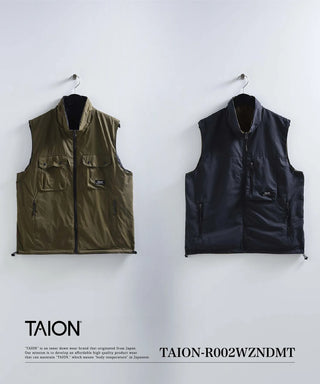 ノンダウン マウンテン リバーシブル Wジップ ベスト – TAION