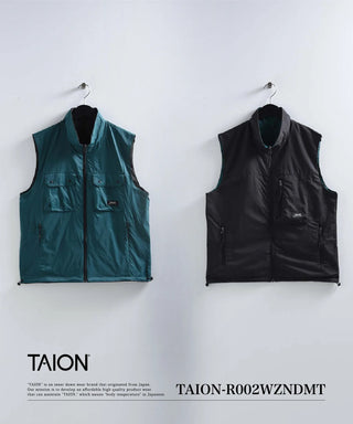 ノンダウン マウンテン リバーシブル Wジップ ベスト – TAION