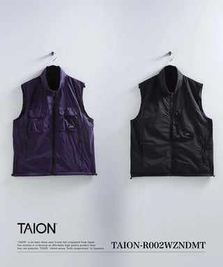ノンダウン マウンテン リバーシブル Wジップ ベスト<TAION-R002WZNDMT>