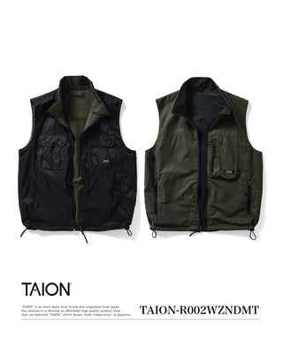 Pacific GOLF CLUB × TAION リバーシブルベスト TAION-R001WZFST_BLACK_97fdf36c